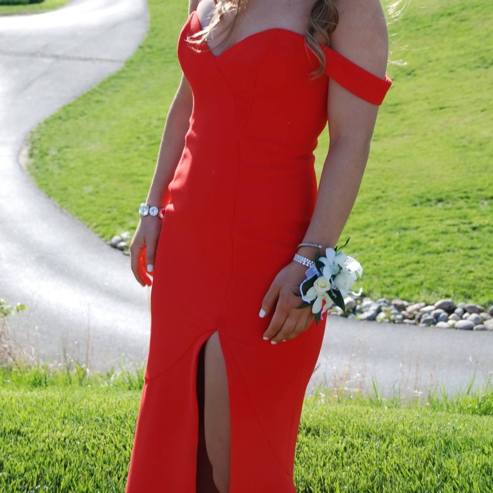 Revolve Red Prom Dress